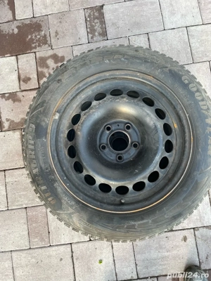 4 jante cu cauciucuri 205/60R16 Audi - imagine 5