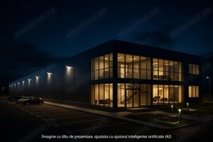 Spatii industriale si birouri 8600 mp in Popesti-Leordeni