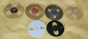 7 role GOALE pt magnetofon de 2 x 13 - 4 x 15 - grundig agfa zrk scotch 