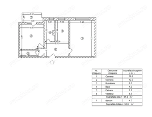 Apartament 2 camere Parc Tineretului /an 1985 - imagine 2