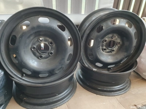 vând jante: aluminiu 5x108, r16; tabla 5x100, r15 - imagine 4