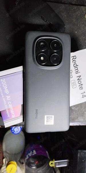 Xiaomi Redmi Note 14 Pro, Dual SIM, 256GB, 8GB RAM, 5G,Black