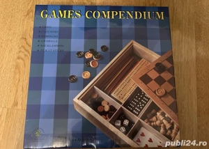 Set  Games Compendium    7 jocuri clasice într-o singură cutie (nou, sigilat)