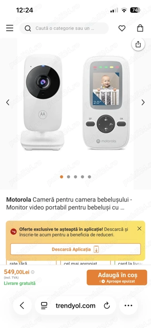 Motorola 2 baby monitor