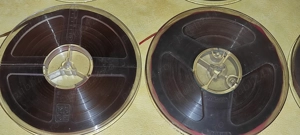 Pt. magnetofon 10 bucati role cu banda  diametrul la rola 15 cm . - imagine 4