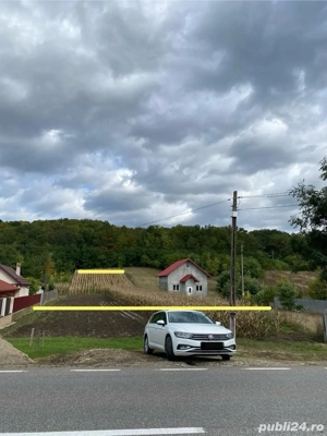 Teren 2.500 mp, deschidere 19 m la E85   Soci - 10 km de Hanul Ancuței