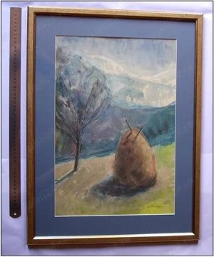 Acuarelă veche, superbă