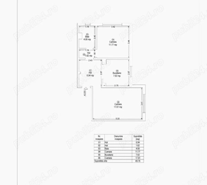 Vând apartament cu două camere în zona Calea Girocului 