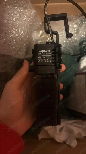 Acvariu terariu 60L cu capac si accesorii - imagine 3