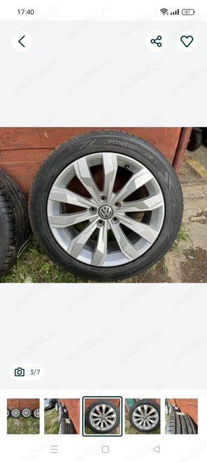 Vând cauciucuri noi plus jante wv troc 2023! - imagine 4