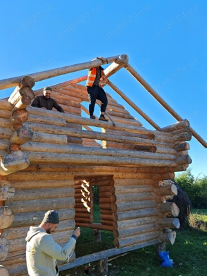 Vand cabana bustean rotund