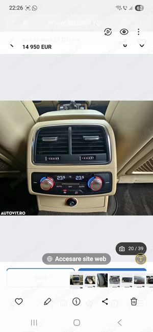 Audi A6 sedan 2.0 tdi ultra 190cp  - imagine 6