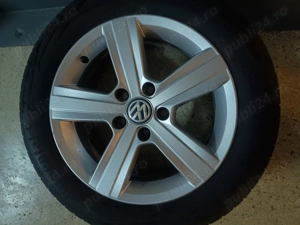 Set 4 jante originale aliaj cu anvelope vara 205/55 R16 / 6.5JX16 - imagine 5