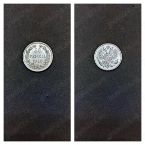 Moneda argint 50 Pennia, FINLANDA, 1914