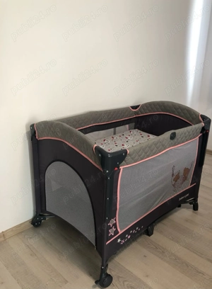 Pătuț bebe 120 cm lungime 60 cm lățime 