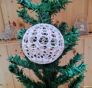 Globuri hand made din bumbac 10 cm