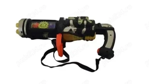 Pusca jucarie sunete si lumini, 34 cm, multicolor 