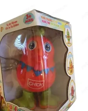 Jucarie interactiva Cocos Portocaliu pentru bebelusi 20x14x14