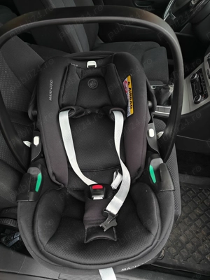 Scoica auto Maxi-Cosi Pebble 360 Pro i-Size Essential Black. - imagine 2