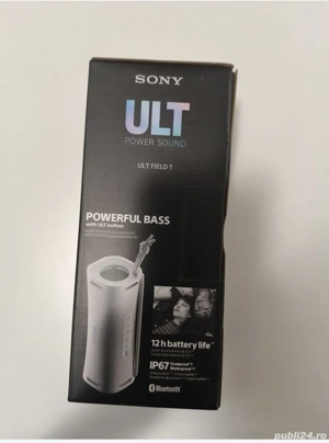 Boxa portabila SONY ULT FIELD 1 SRS-ULT10H, Bluetooth, IP67, White - imagine 3