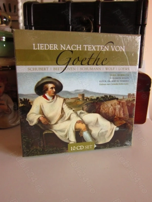 cadou rar 10xCD Beethoven, Schubert etc Cantece pe texte Goethe 2008 - imagine 4