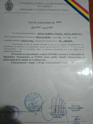 Loc de veci cimitirul metalurgiei 