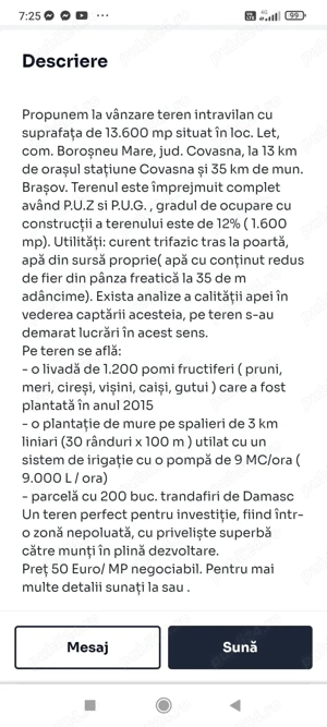 13200 mp intravilan jud Covasna  - imagine 2