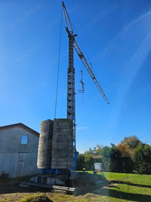 Vînd macara automontantă ,zincată, uzată model Condecta, înălțime 24 m , braț 35 m 