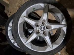 Vind genți aliaj cu cauciucuri bune  de la Opel Zafira  ieftin  - imagine 5