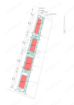  2.496 m2 sau parcele de 440-700m2 Teren de la Propietar - Strada Sofiei, Oradea POT 35%  - imagine 7