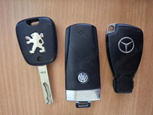 Cheie auto originala cu telecomanda Mercedes Peugeot Volkswagen BMW - imagine 3