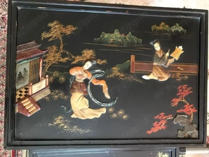 Set 4 masute cu motive asiatice - imagine 2