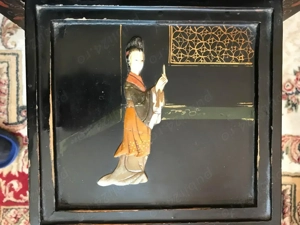 Set 4 masute cu motive asiatice - imagine 3