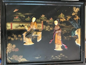 Set 4 masute cu motive asiatice - imagine 5