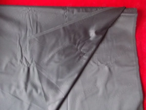 Cupon stofa lana culoarea negru pentru costum barbati - imagine 3