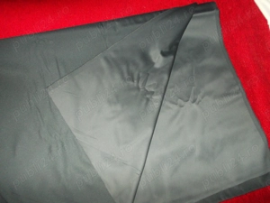 Cupon stofa lana culoarea negru pentru costum barbati - imagine 5