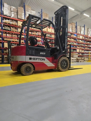 Stivuitor electric 3.5, marca Hefton, model SFE35, rulat - imagine 2