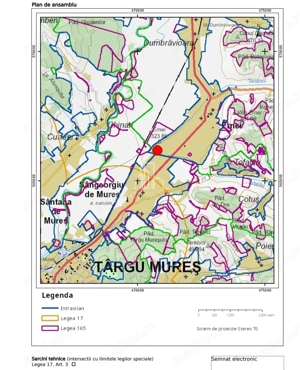 Teren 1 020 Mp Intravilan, de Vanzre, Zona Selgros, Sg De Mures - imagine 3