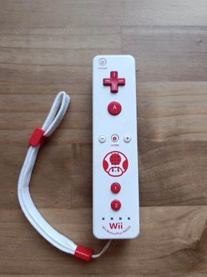 Nintendo Wii   Controller original Nintendo Wii Toad cu sunr inclus   249 RON