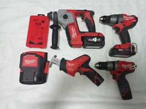 Set de masini de bateríe milwaukee 