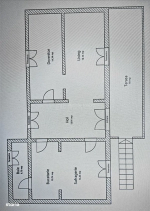 Casa - 2 apartamente - Rasnov - imagine 15