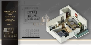 Zona Soarelui / Apartament cu 2 camere / Etaj 1 / Ultrafinisat