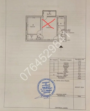 Vând apartament 2 cam. Floreasca-Barbu Văcărescu, Str. Johann Sebastian Bach, la 12 minute metrou. - imagine 12