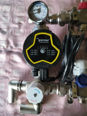 Set distribuitor 1"   7 circuite pentru incalzire in pardoseala - imagine 2