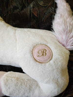 Cal Unicorn Nou Calitativ foarte pufos - 60 de cm (90 cm cu coada) - imagine 3