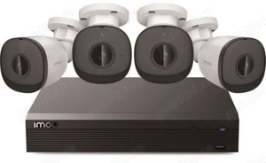  Imou Kit N14P 4-F22A Camere Supraveghere Video, 4 camere Full HD si NVR 4 canale, Hdd 1TB
