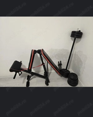 Vand banca reglabila antrenament +accesorii