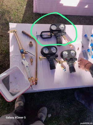 set regulator co2, oxigen si acetilena  - imagine 4