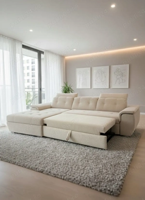 Canapea colțar extensibil Valecia clasic la preț redus - imagine 4