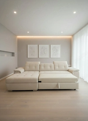 Canapea colțar extensibil Valecia clasic la preț redus - imagine 5